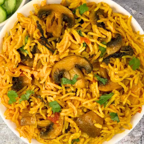 Mushroom Biryani